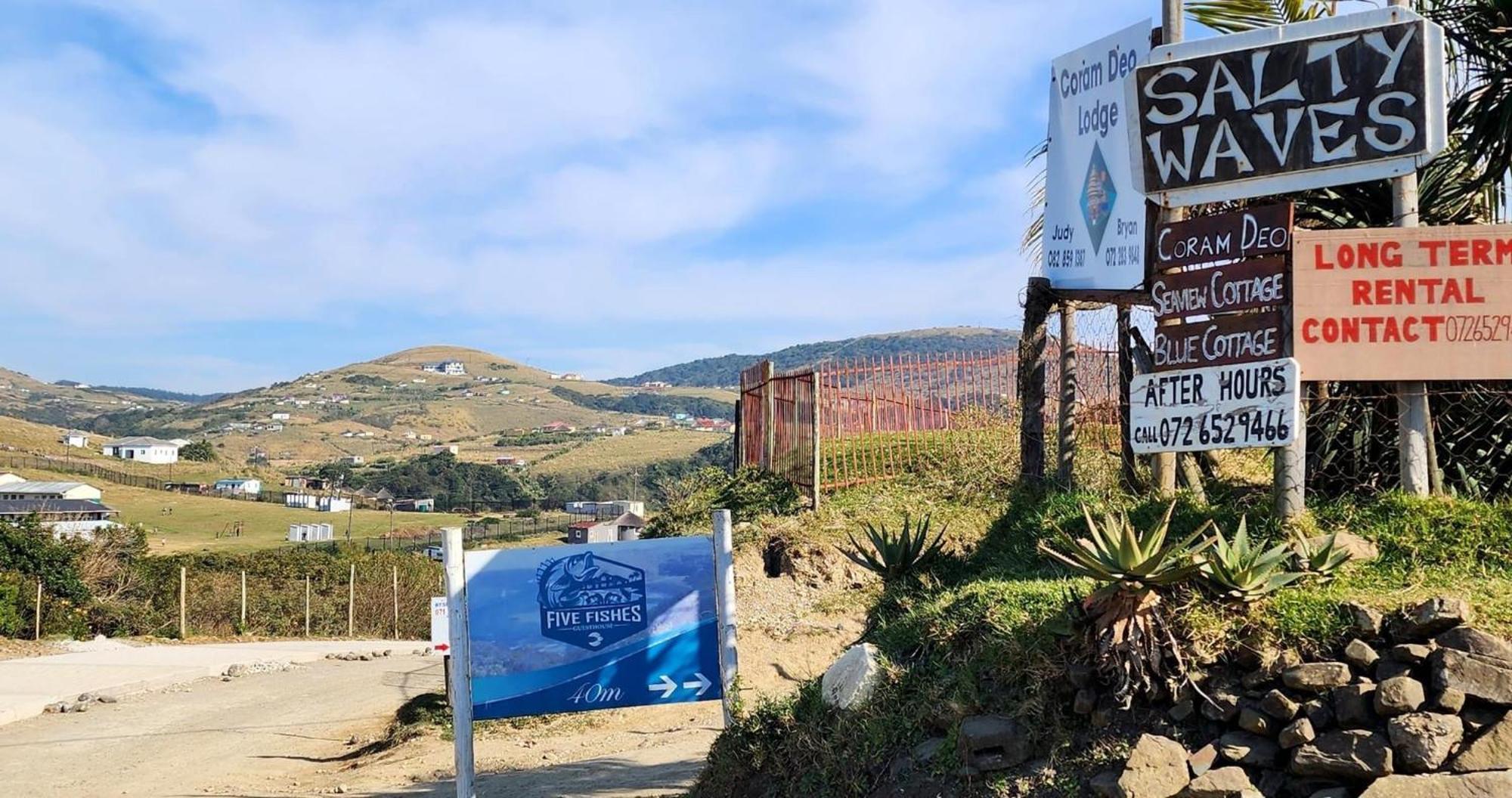 Coram Deo Saltywaves Double En-Suite Rooms With Sea Views Coffee Bay Exterior foto